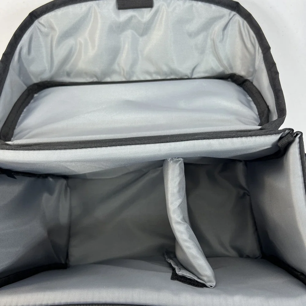 Canon Padded Camera Case Hand & Shoulder Straps Adjustable Dividers